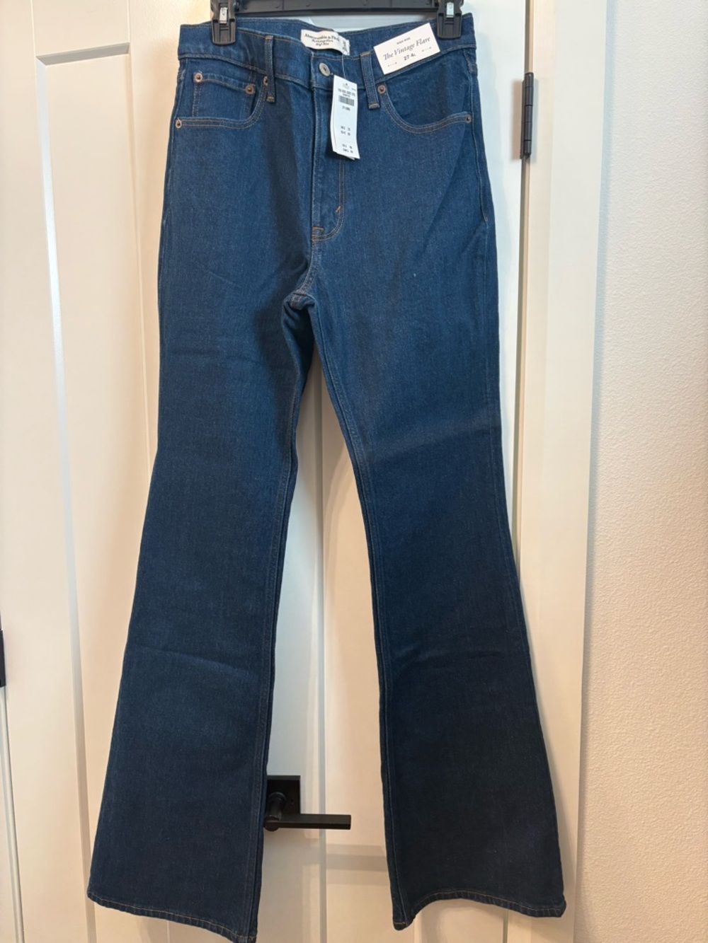 Abercrombie & Fitch Dark Blue Flare Jeans